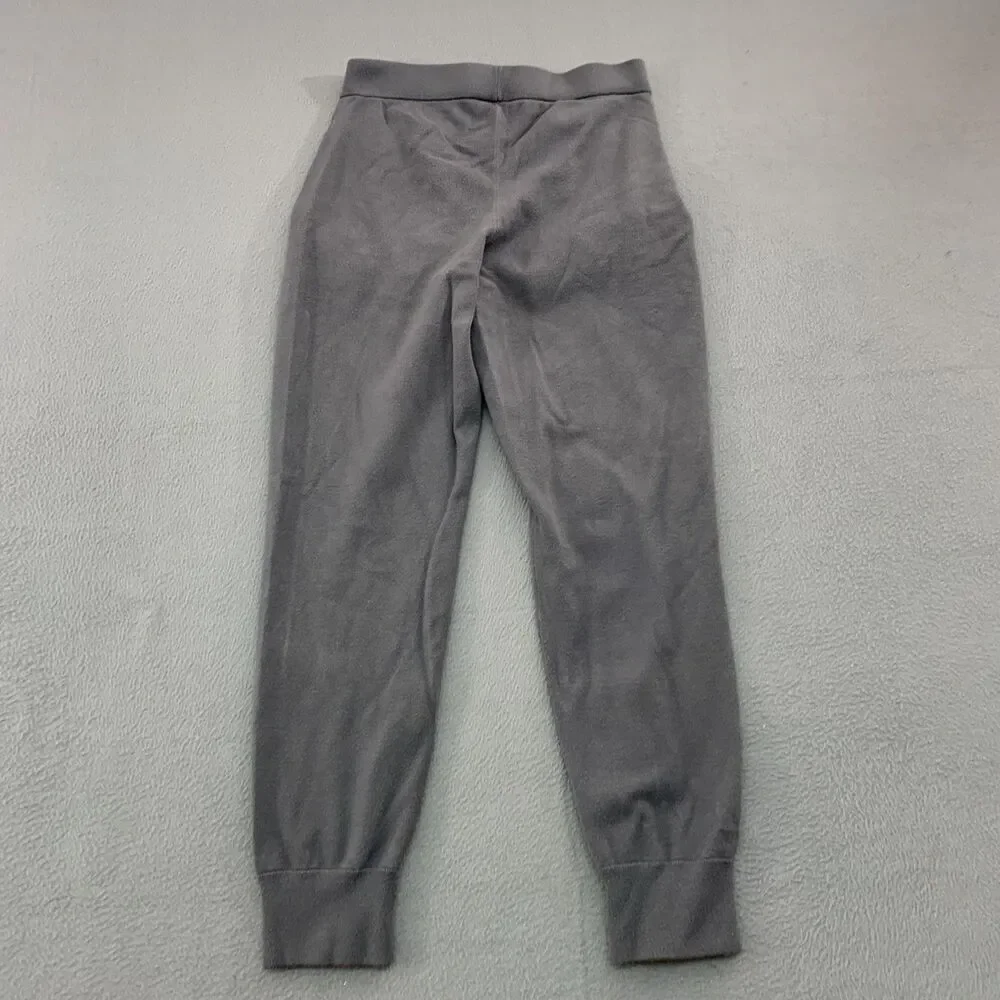 Aritizia Babaton Sweatpants Womens Small Gray Knit Jogger Elastic Waist Pockets